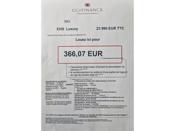 Image véhicule  MG EHS (10)