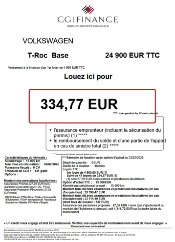Image véhicule  Volkswagen T-ROC (1)