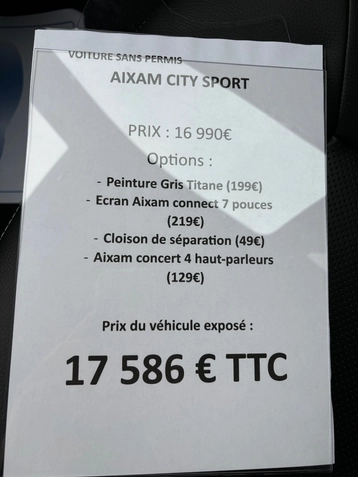 Image véhicule  Aixam CITY SPORT (1)